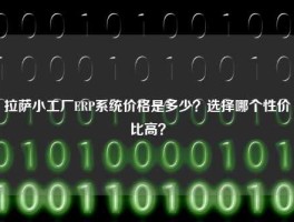 拉萨小工厂ERP系统价格是多少？选择哪个性价比高？