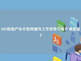 ERP房地产中介如何提升工作效率与客户满意度？