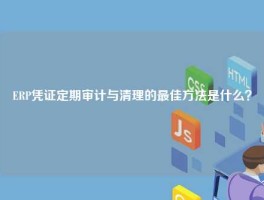 ERP凭证定期审计与清理的最佳方法是什么？