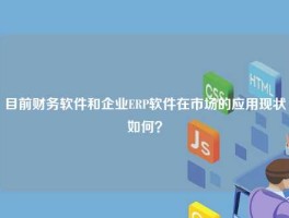 目前财务软件和企业ERP软件在市场的应用现状如何？