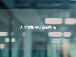 玄武智能系统客服电话