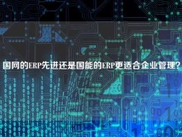 国网的ERP先进还是国能的ERP更适合企业管理？