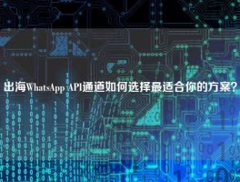 出海WhatsApp API通道如何选择最适合你的方案？