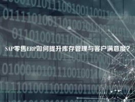 SAP零售ERP如何提升库存管理与客户满意度？