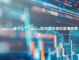 jingkeerp是什么？jingkeerp如何提升项目管理效率？
