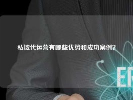 私域代运营有哪些优势和成功案例？