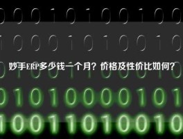 妙手ERP多少钱一个月？价格及性价比如何？